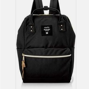 Anello OfficialBackpack Black 
Poly Canvas Large From Japan
